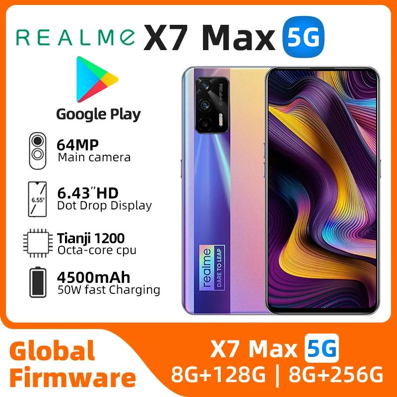 Realme X7 MAX ȵ̵ 5G   6.43 ġ 256G,  ,  ,  ߰ ޴